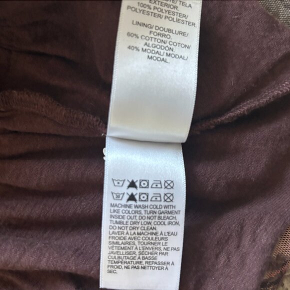 Lucky Brand Floral Brown Blouse - Picture 6 of 7